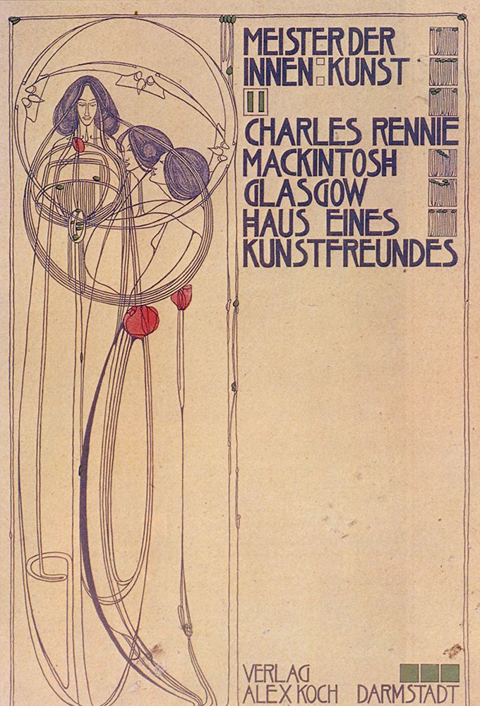 Cover for Haus eines Kunstfreundes art print by Charles Rennie Mackintosh for $57.95 CAD