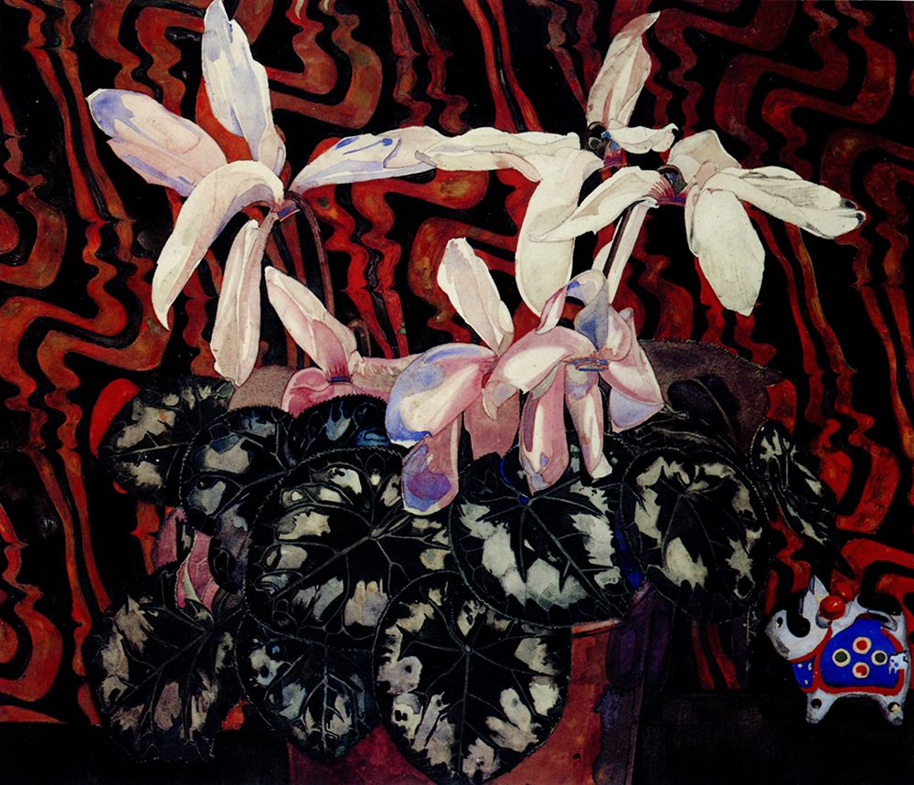 Cyclamen 1922 art print by Charles Rennie Mackintosh for $57.95 CAD