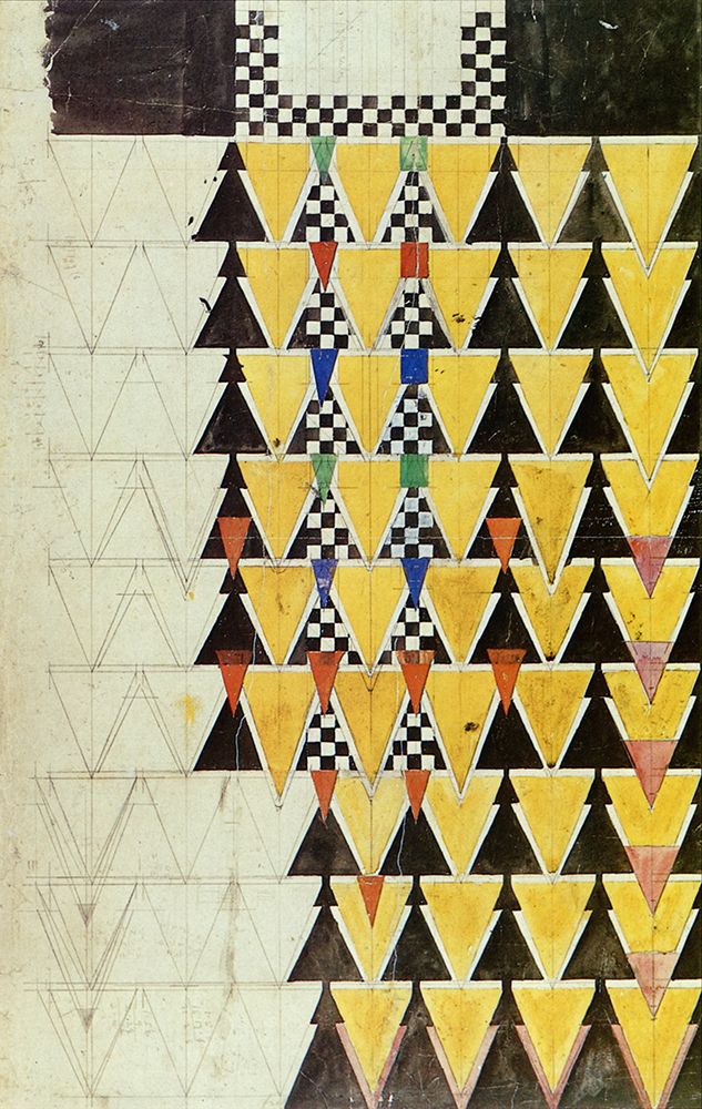 Design for a stencilled wall 1916 art print by Charles Rennie Mackintosh for $57.95 CAD