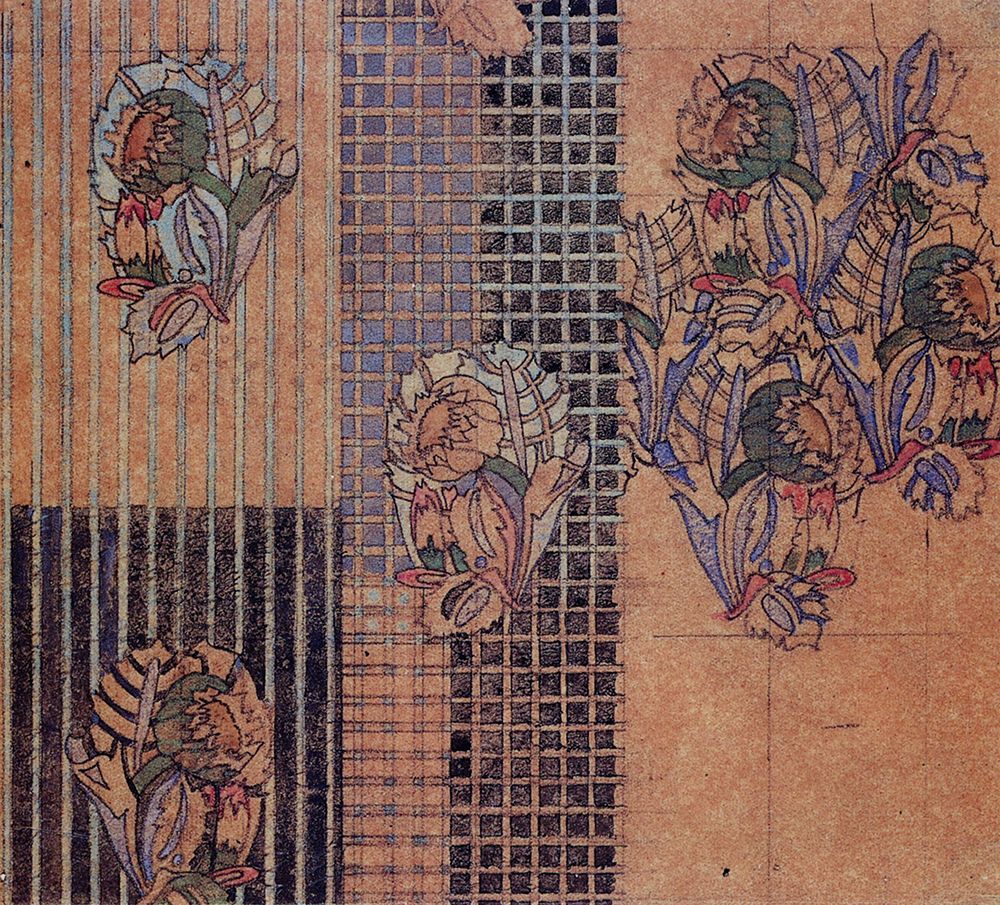 Flowers and Trellis art print by Charles Rennie Mackintosh for $57.95 CAD