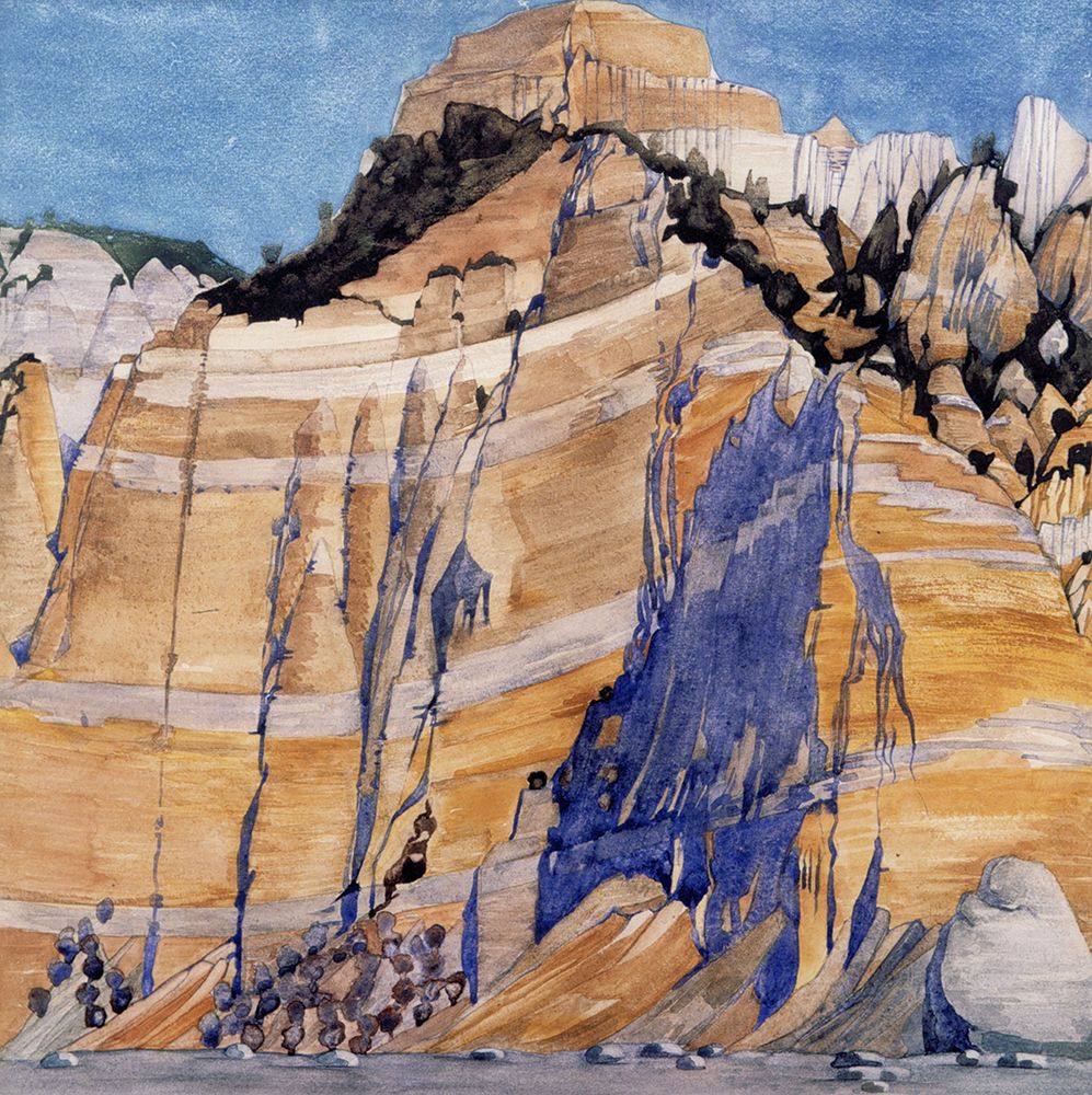 Here-de-Mallet, Ille-sur-Tet 1925 art print by Charles Rennie Mackintosh for $57.95 CAD