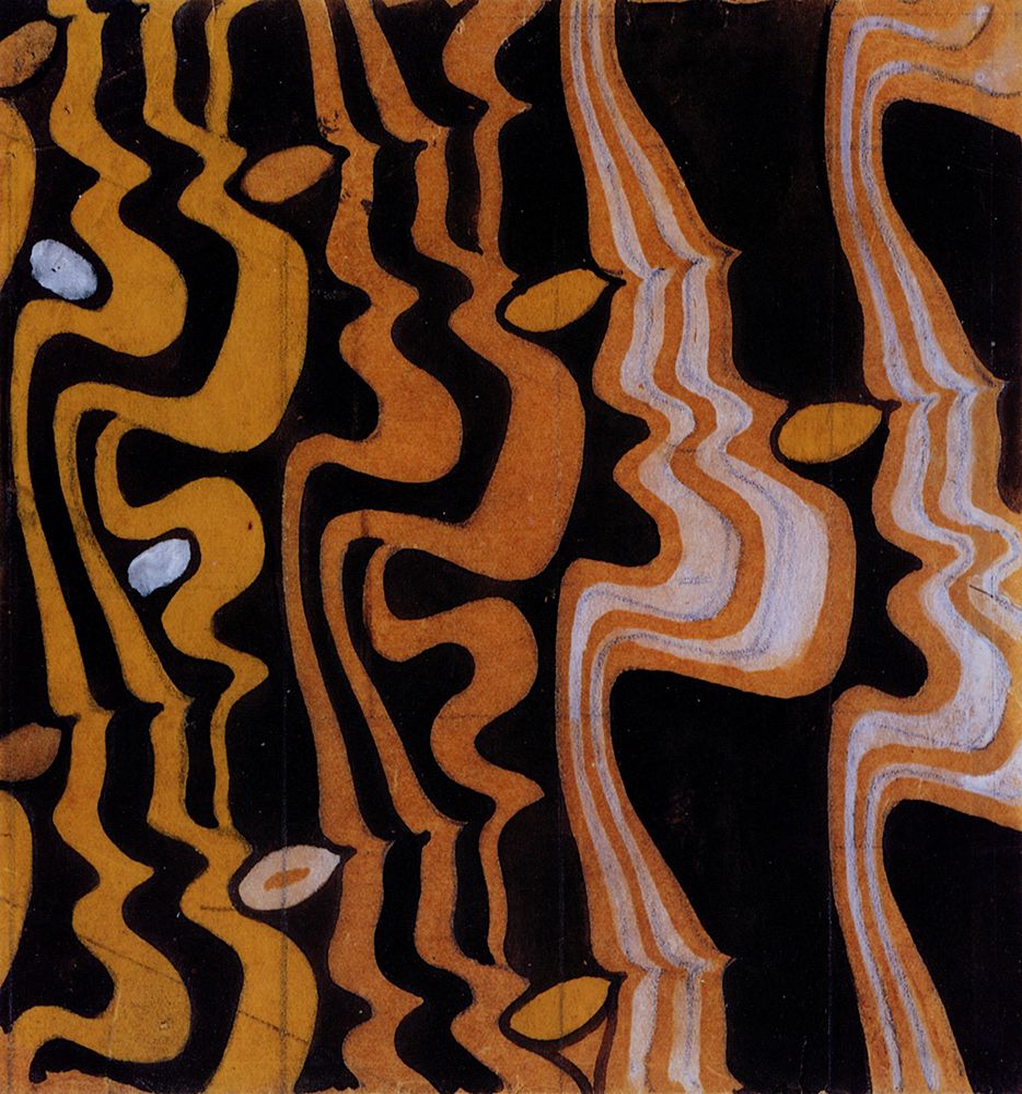 Ochre, Black and White art print by Charles Rennie Mackintosh for $57.95 CAD