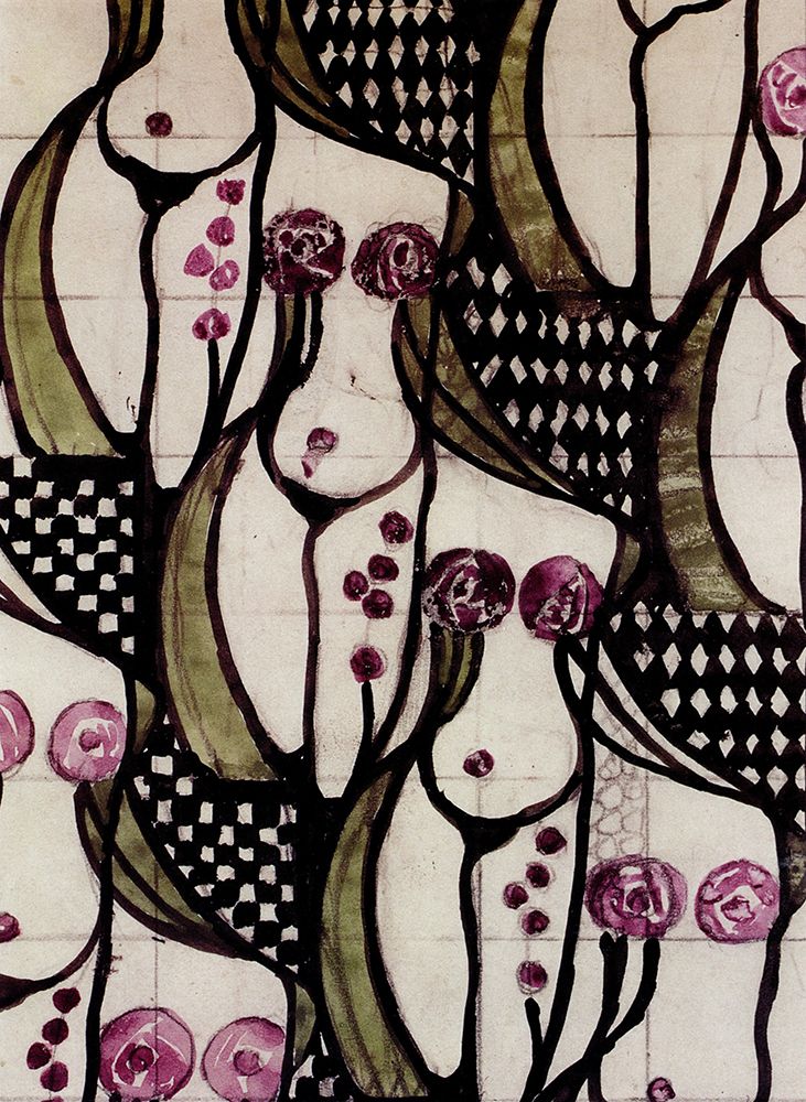 Odalisque ca 1915 art print by Charles Rennie Mackintosh for $57.95 CAD