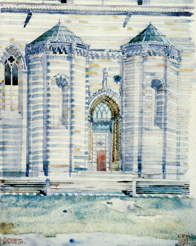 Orvieto Cathedral 1891 art print by Charles Rennie Mackintosh for $57.95 CAD