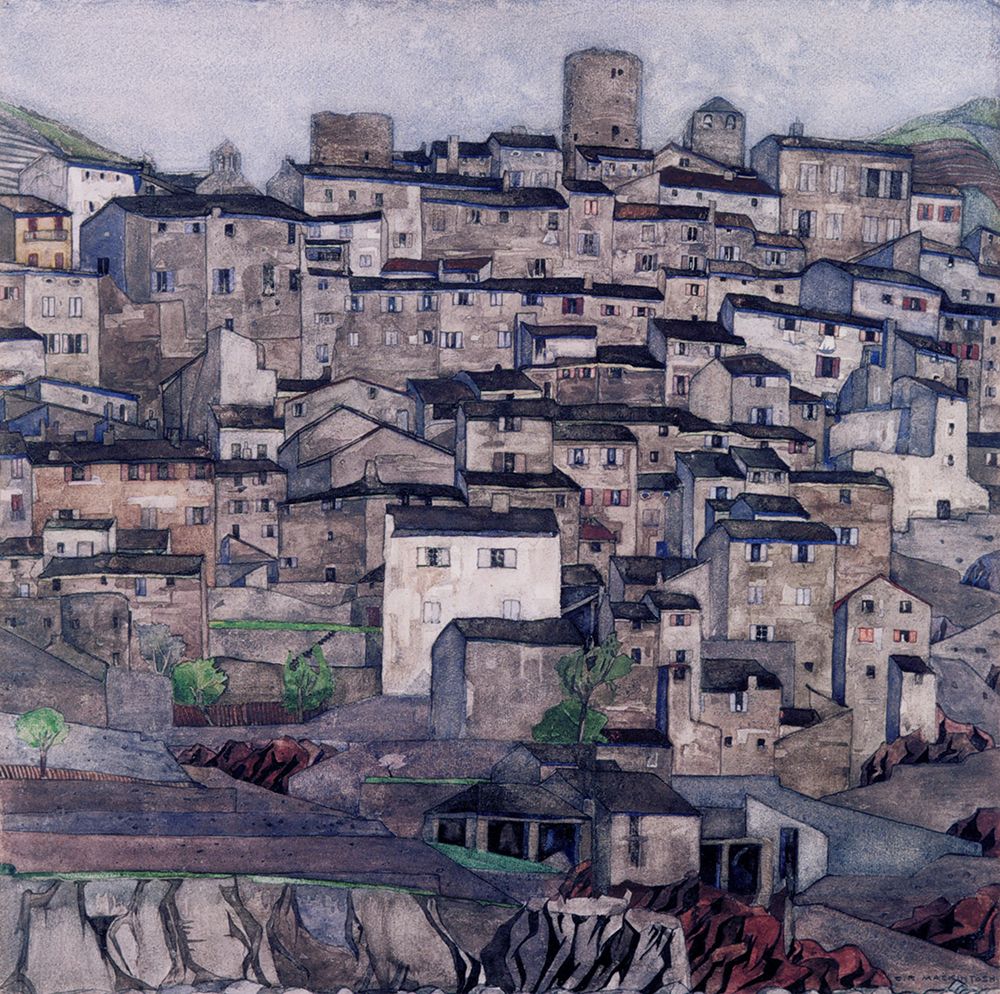 Palalda, Pyrenees-Orientales 1925 art print by Charles Rennie Mackintosh for $57.95 CAD