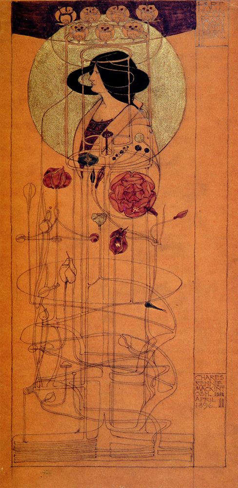 Part Seen Imagined Part 1896 art print by Charles Rennie Mackintosh for $57.95 CAD