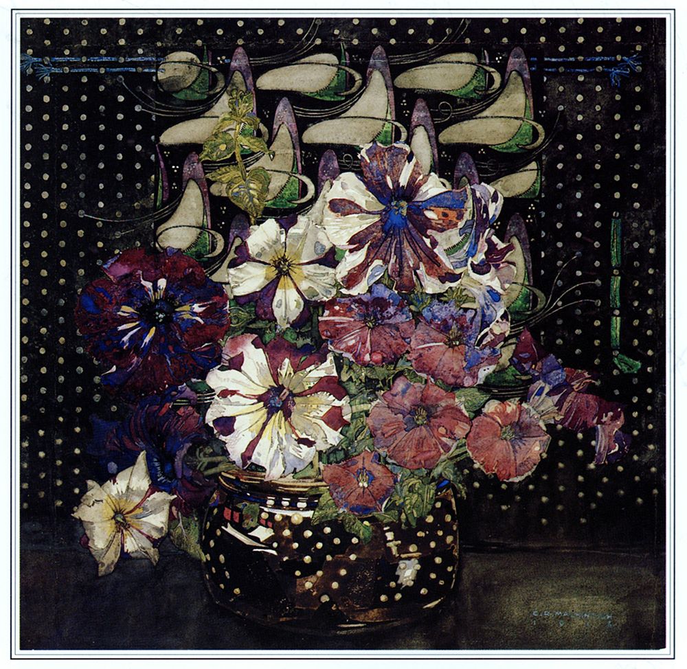 Petunias 1916 art print by Charles Rennie Mackintosh for $57.95 CAD