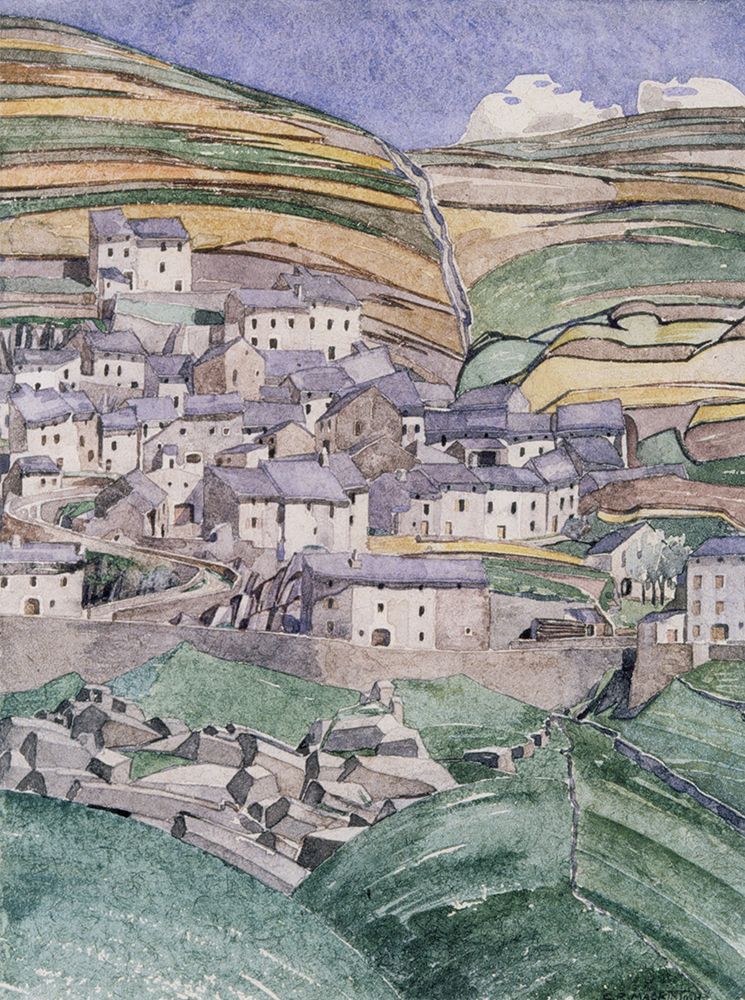 Slate Roofs 1925 art print by Charles Rennie Mackintosh for $57.95 CAD