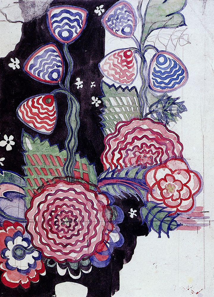 Stylised Chrysanthemums art print by Charles Rennie Mackintosh for $57.95 CAD