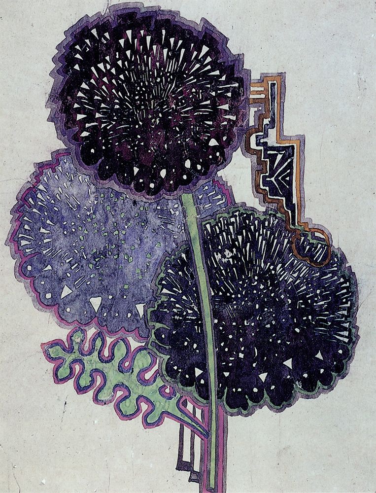 Stylised Dahlias art print by Charles Rennie Mackintosh for $57.95 CAD