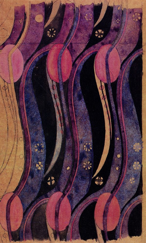 Stylised Tulips Textile Design art print by Charles Rennie Mackintosh for $57.95 CAD