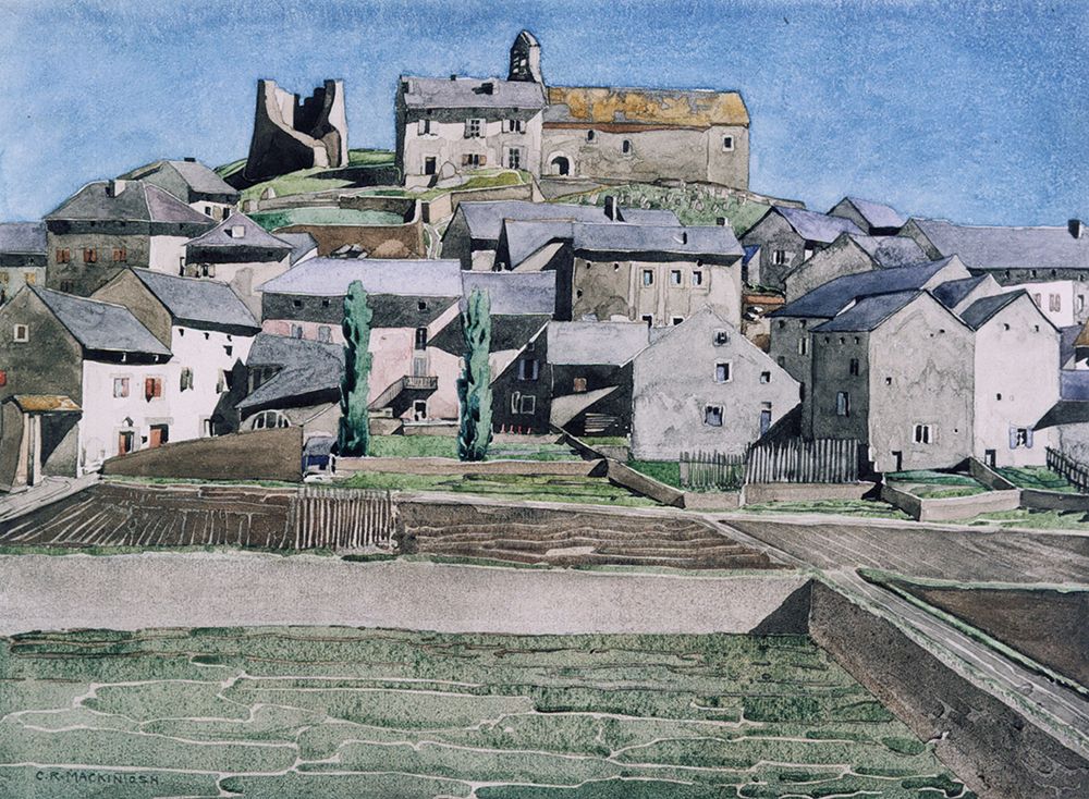 The Church of La Llagonne 1925 art print by Charles Rennie Mackintosh for $57.95 CAD