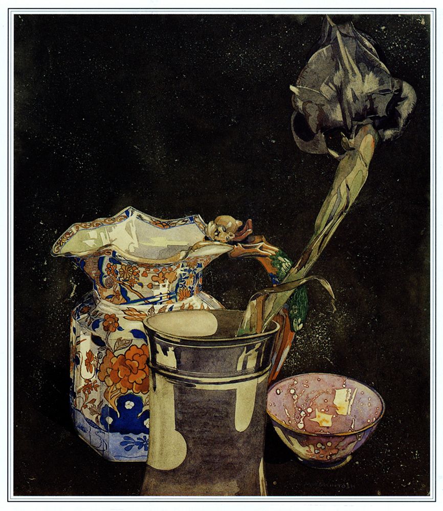 The Grey Iris ca 1923 art print by Charles Rennie Mackintosh for $57.95 CAD