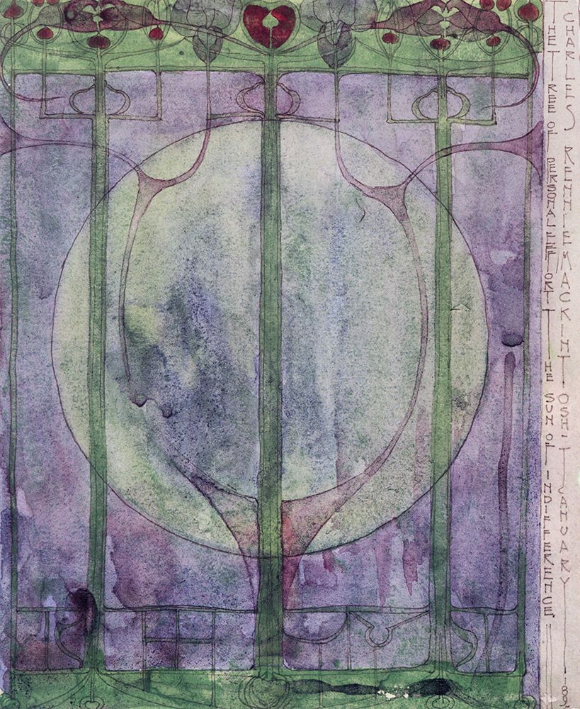 The Tree of Personal Effort 1895 art print by Charles Rennie Mackintosh for $57.95 CAD