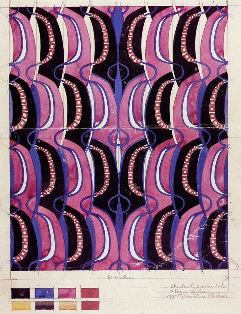 Wave Pattern 1915 art print by Charles Rennie Mackintosh for $57.95 CAD