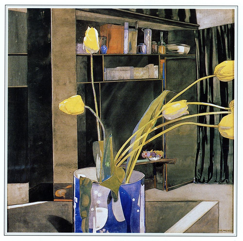 Yellow Tulips 1923 art print by Charles Rennie Mackintosh for $57.95 CAD