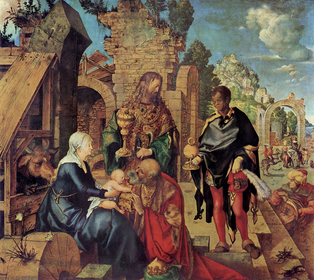 Adoration of the Magi 1504 art print by Albrecht Durer for $57.95 CAD