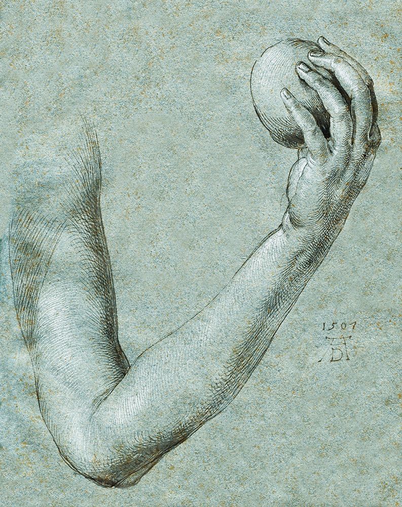 Arm of Eve 1507 art print by Albrecht Durer for $57.95 CAD