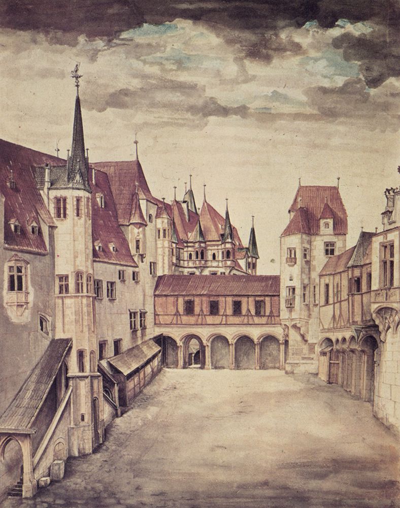 Castle Court, Innsbruck art print by Albrecht Durer for $57.95 CAD