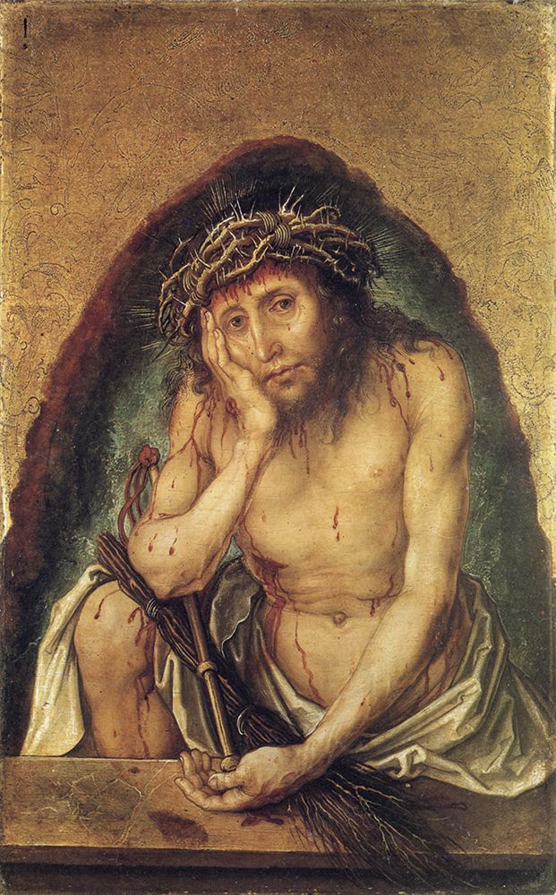 Christ as the Man of Sorrows ca 1493 art print by Albrecht Durer for $57.95 CAD