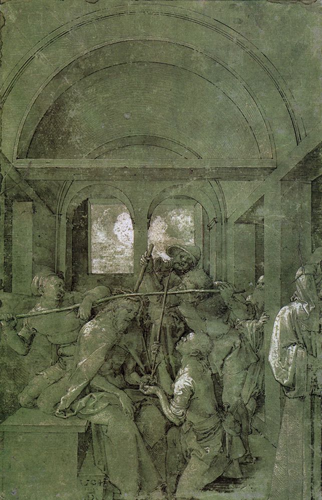 Christ being Crowned with Thorns 1504 art print by Albrecht Durer for $57.95 CAD