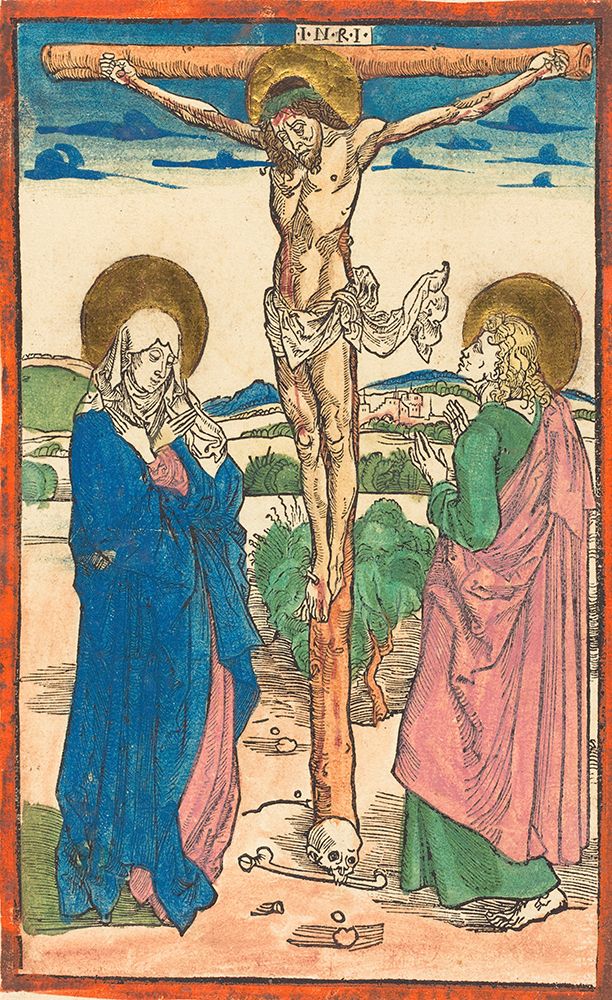 Christ on the Cross Between the Virgin and Saint John 1493 art print by Albrecht Durer for $57.95 CAD