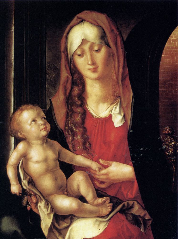 Madonna and Child art print by Albrecht Durer for $57.95 CAD