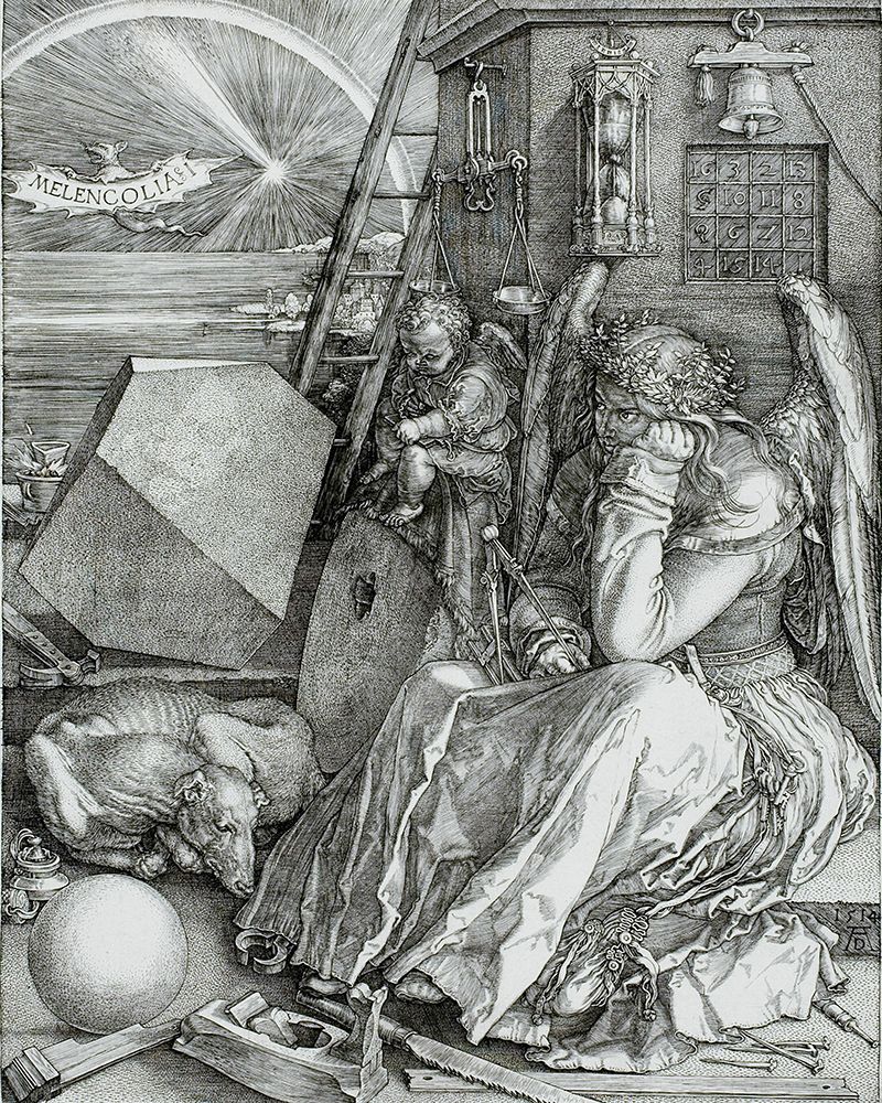 Melencolia art print by Albrecht Durer for $57.95 CAD