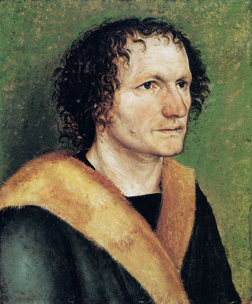 Portrait of a Man 1497 art print by Albrecht Durer for $57.95 CAD