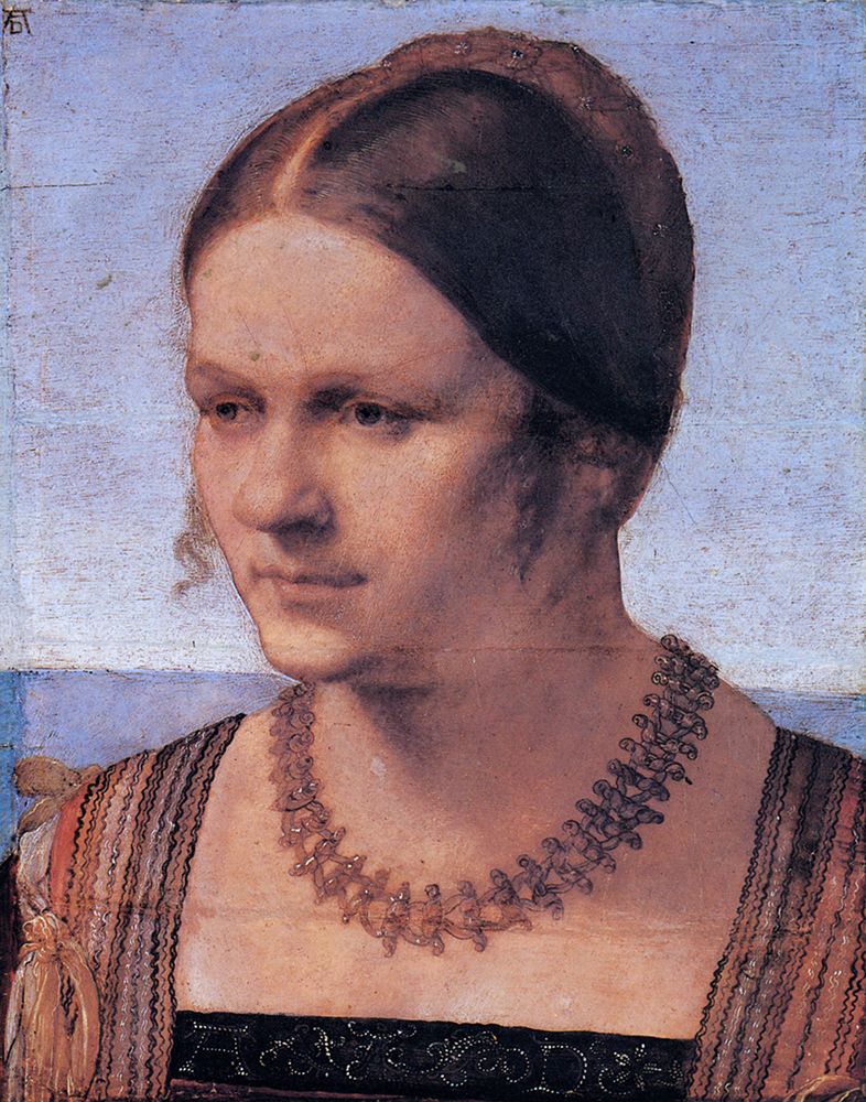 Portrait of a Venetian Woman 1506 art print by Albrecht Durer for $57.95 CAD