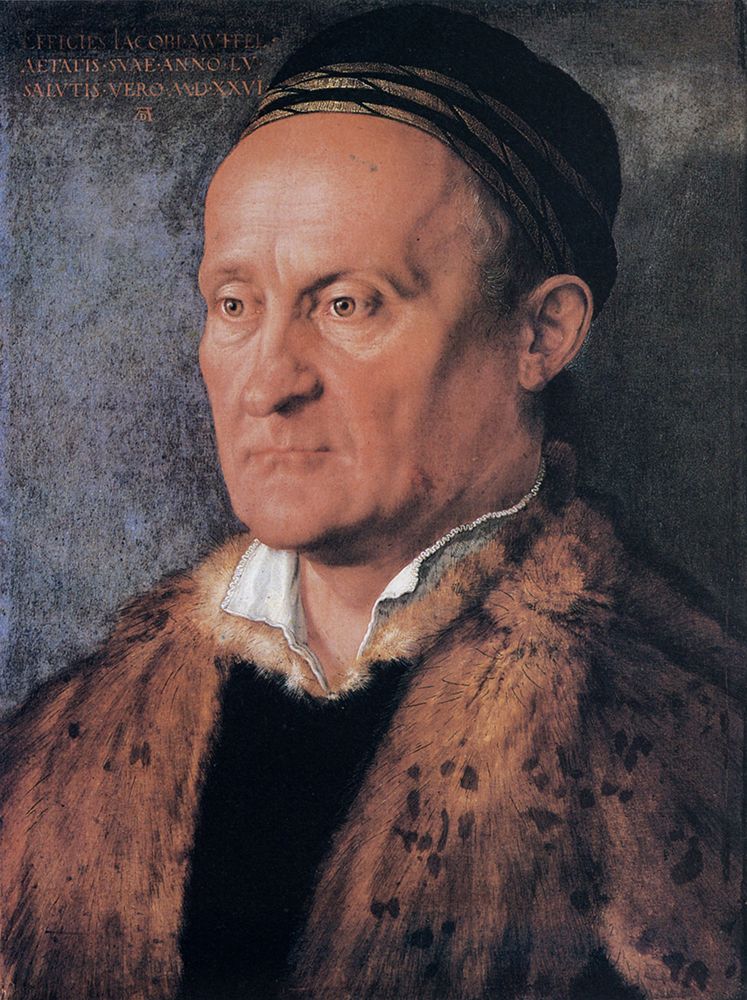 Portrait of Jakob Muffel 1526 art print by Albrecht Durer for $57.95 CAD