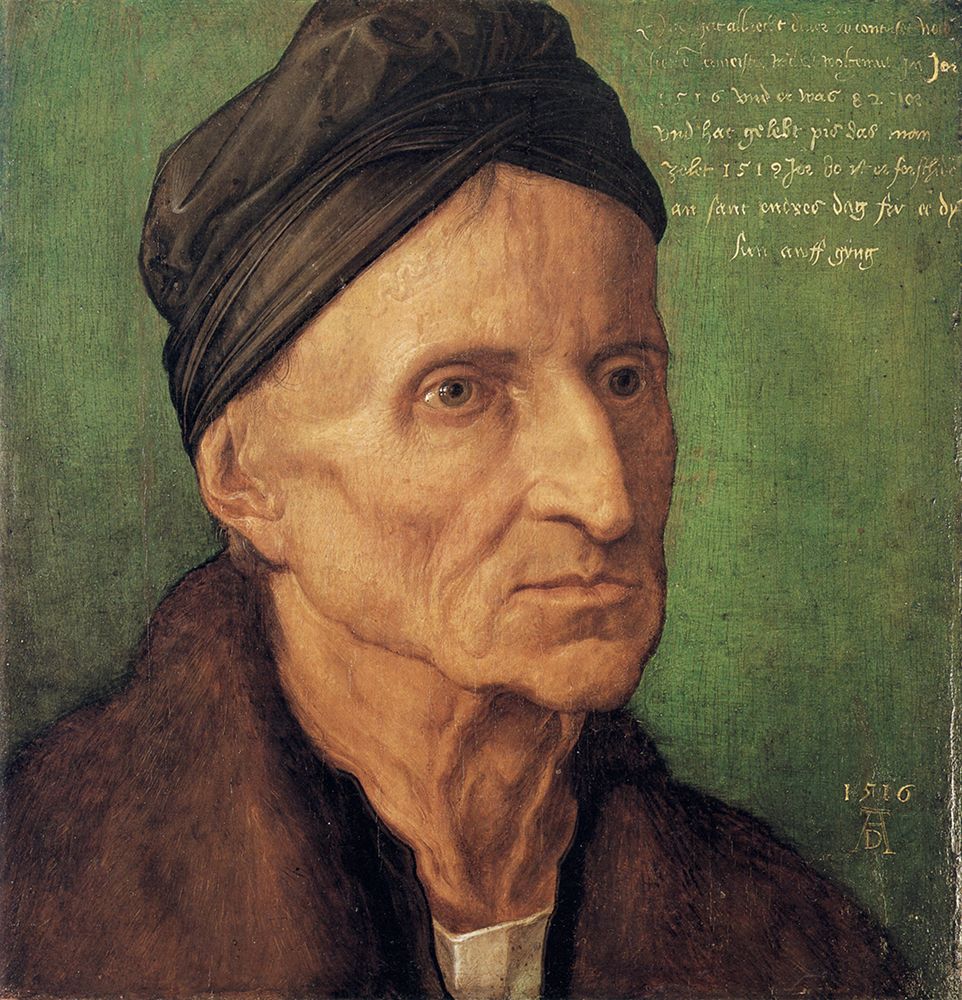 Portrait of Michael Wolgemut 1516 art print by Albrecht Durer for $57.95 CAD