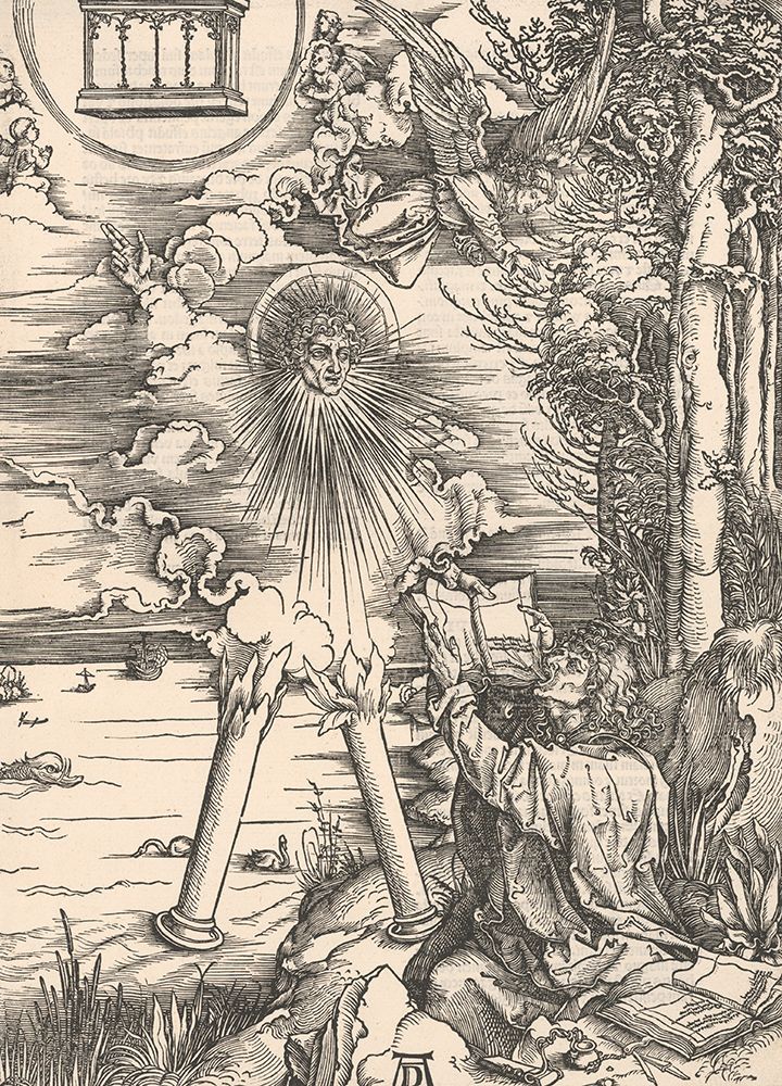 Saint John at Patmos art print by Albrecht Durer for $57.95 CAD