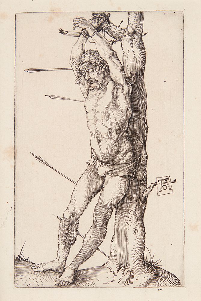 Saint Sebastian, Tied to a Tree art print by Albrecht Durer for $57.95 CAD