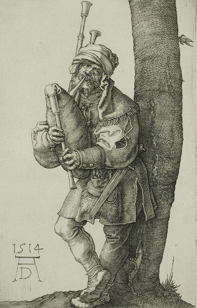 The Bag-Piper art print by Albrecht Durer for $57.95 CAD