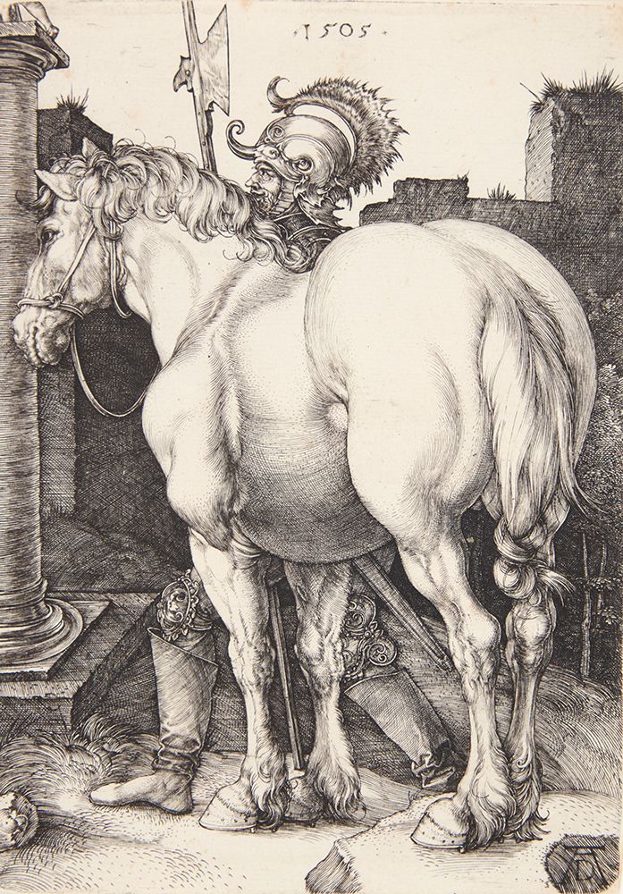 The Big Horse art print by Albrecht Durer for $57.95 CAD