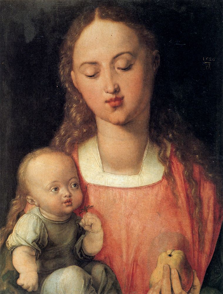 The Madonna with the Pear 1526 art print by Albrecht Durer for $57.95 CAD