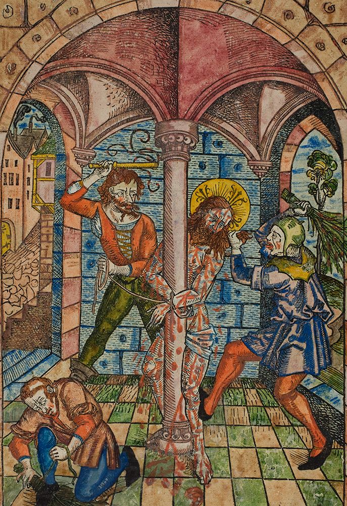 The Scourging of Christ art print by Albrecht Durer for $57.95 CAD