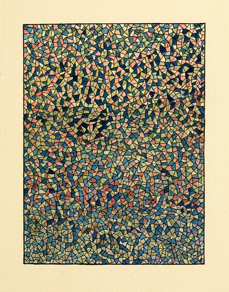 Belcher Mosaic Glass 1886 - 3 design by BMG Co art print by Art Nouveau Stained Glass Designs for $57.95 CAD