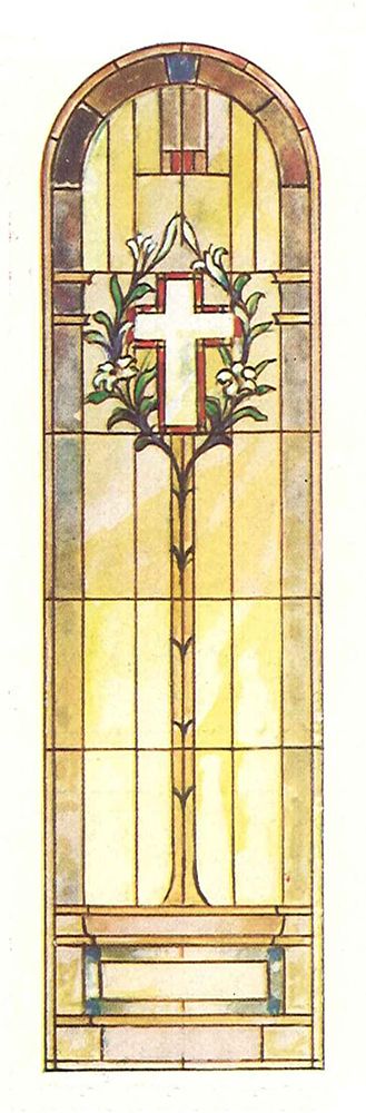 International Art Glass 1914 - 35 art print by Art Nouveau Stained Glass Designs for $57.95 CAD