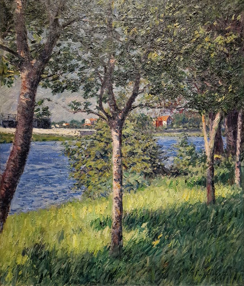 Bank of the Seine near Argenteuil 1888 art print by Gustave Caillebotte for $57.95 CAD