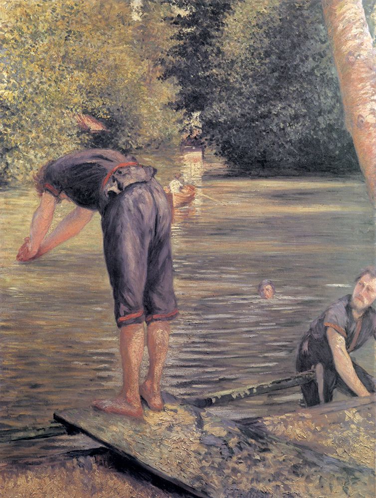 Bathers 1878 art print by Gustave Caillebotte for $57.95 CAD