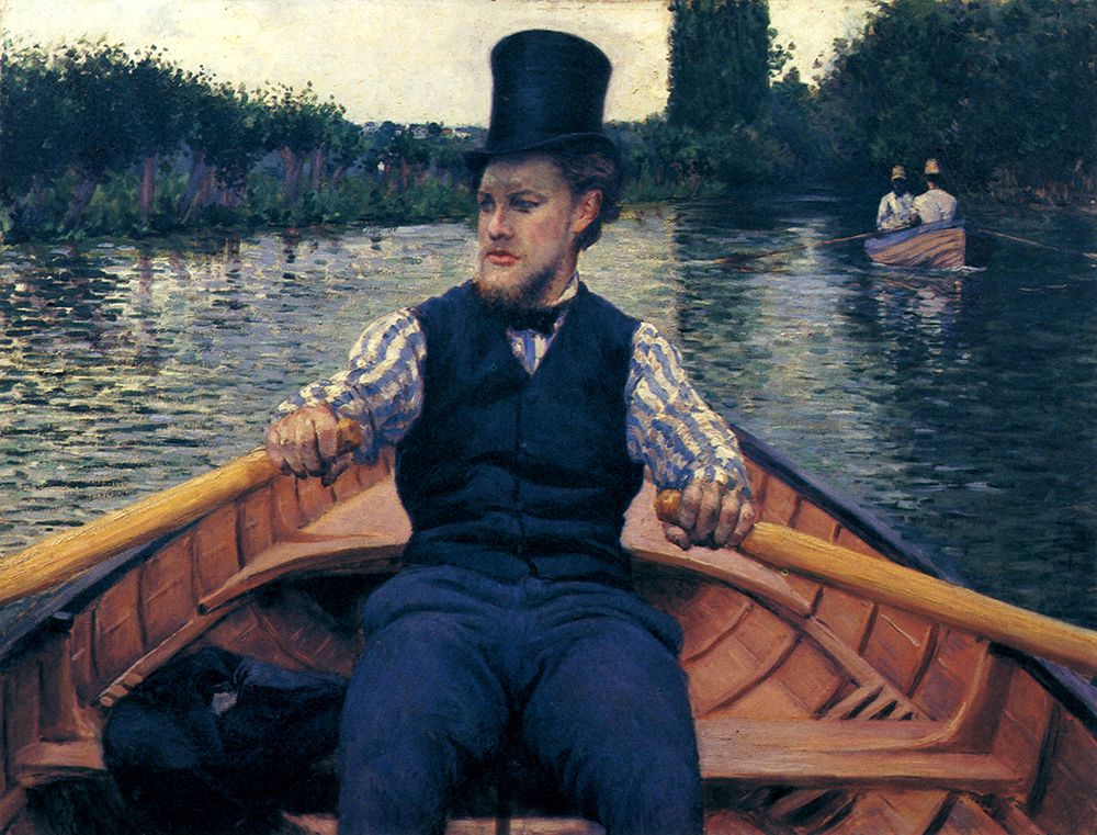 Boating Party 1877 art print by Gustave Caillebotte for $57.95 CAD