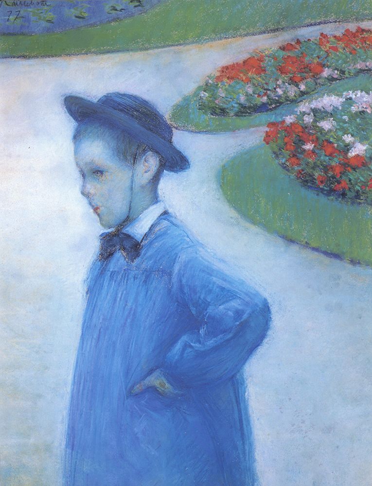 Camille Daurelle in the Park at Yerres 1877 art print by Gustave Caillebotte for $57.95 CAD
