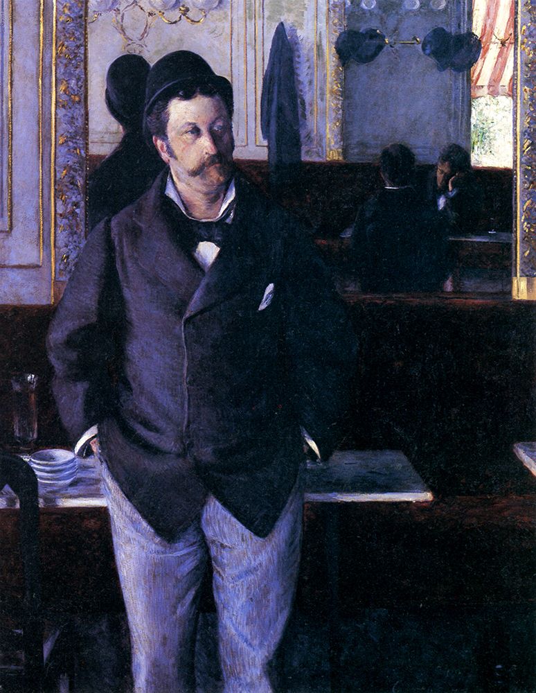 In a Cafe 1880 art print by Gustave Caillebotte for $57.95 CAD
