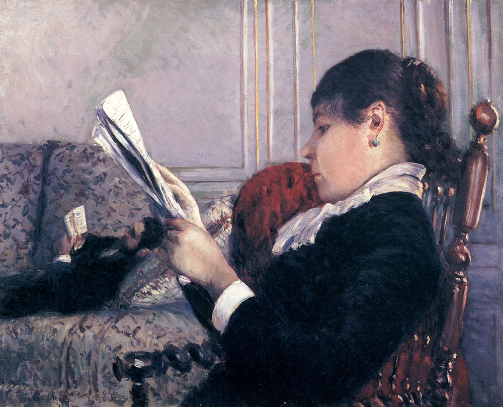 Interior 1880 art print by Gustave Caillebotte for $57.95 CAD