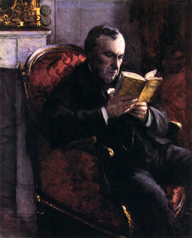 Portrait of Eugene Daufresne 1878 art print by Gustave Caillebotte for $57.95 CAD