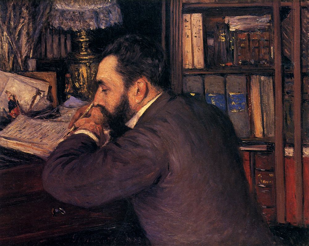 Portrait of Henri Cordier 1883 art print by Gustave Caillebotte for $57.95 CAD