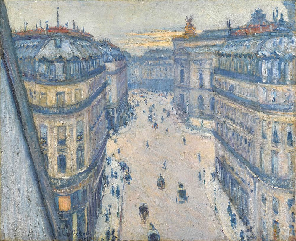 Rue Halevy, From the 7th Floor 1878 art print by Gustave Caillebotte for $57.95 CAD