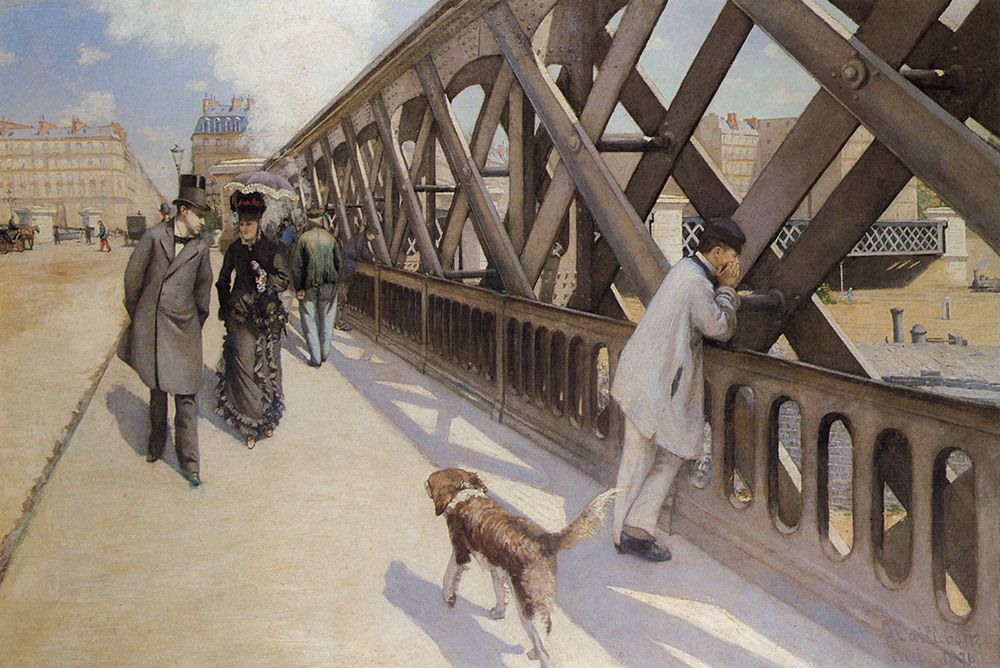 The Europe Bridge 1876 art print by Gustave Caillebotte for $57.95 CAD